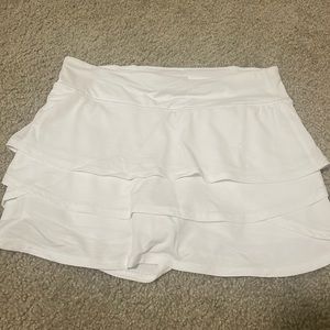 Athleta girl white skirt